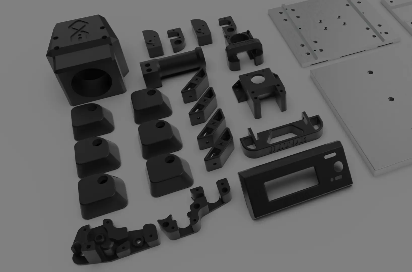Printed item parts